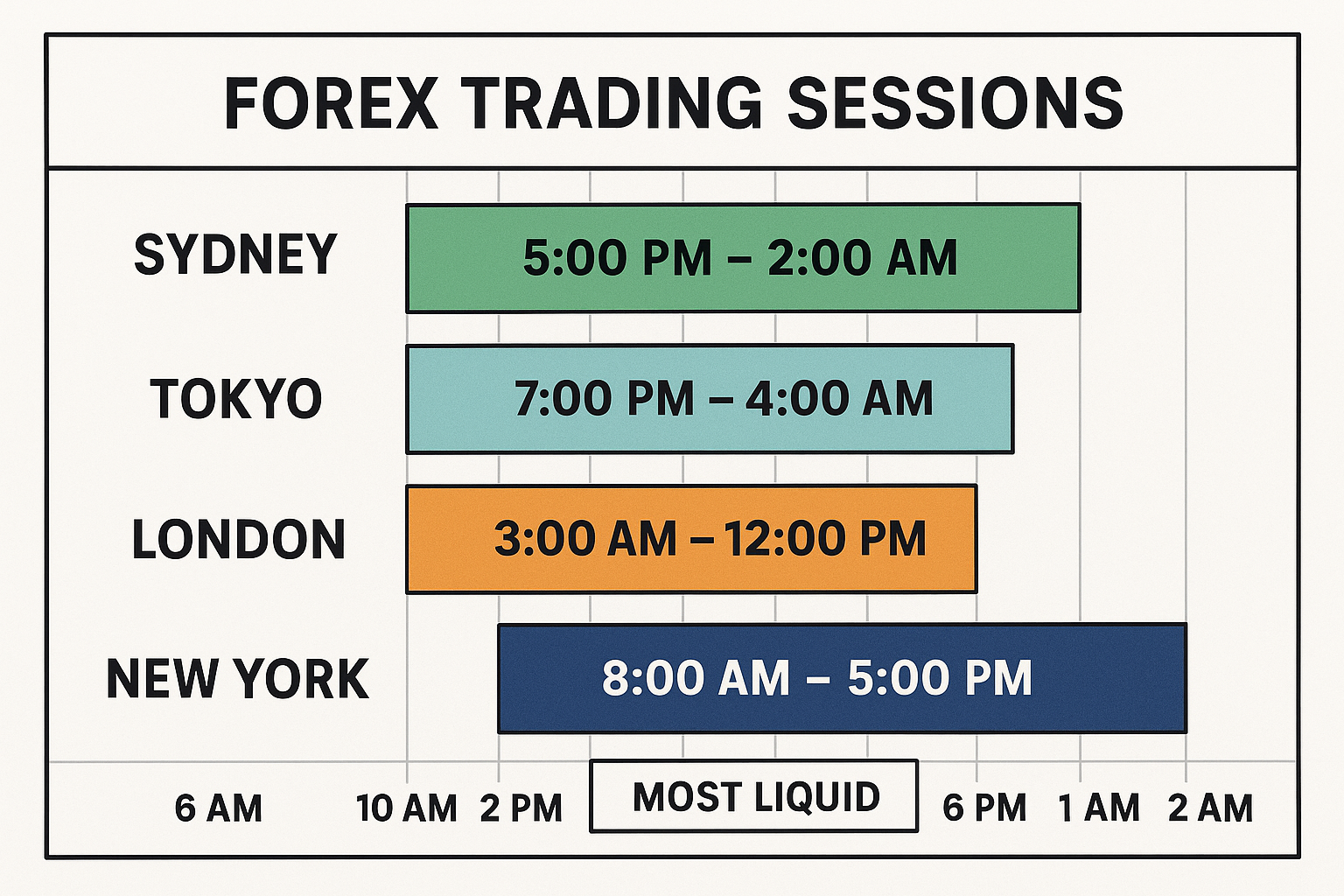 Forex Trading Sessions in EST