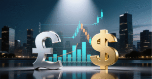 GBP vs USD exchange rate comparison graphic