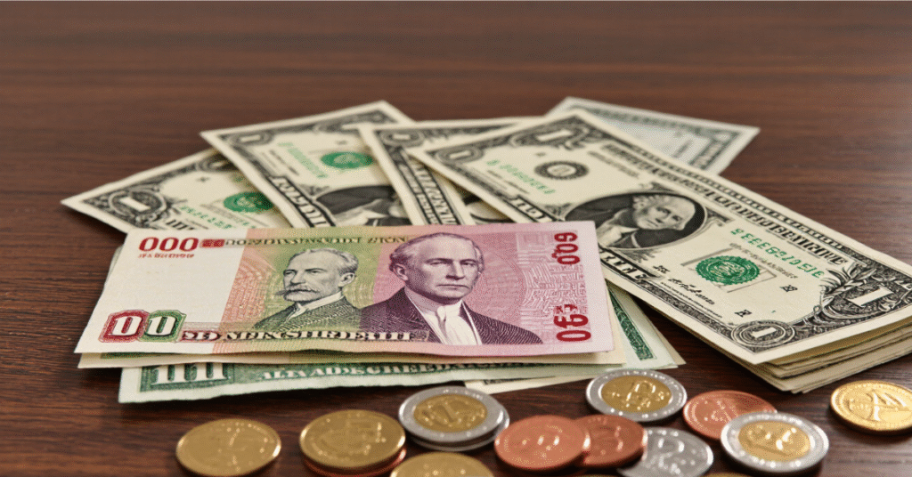 USD to MXN exchange rate current value chart