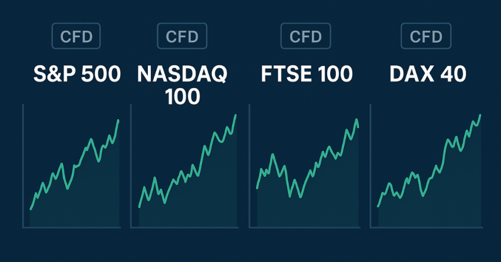 Illustration of major global forex indices and their trading representation