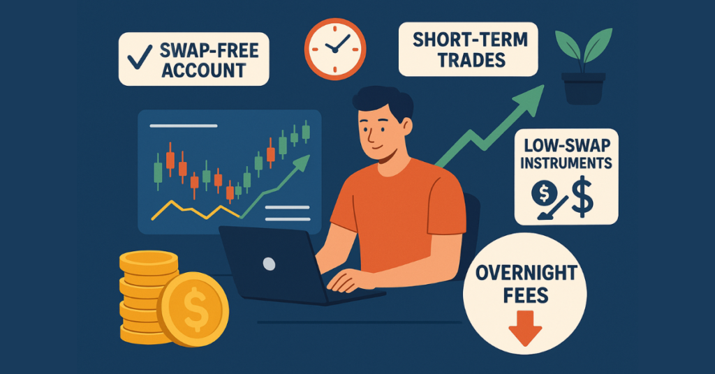 Trader managing swap costs with strategies on MT4