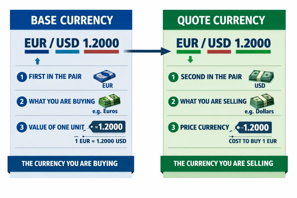 base currency vs quote currency in forex
