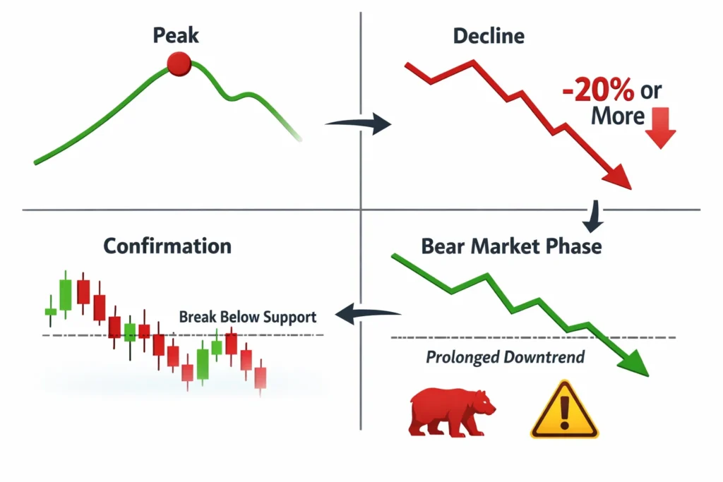 bear market price decline example