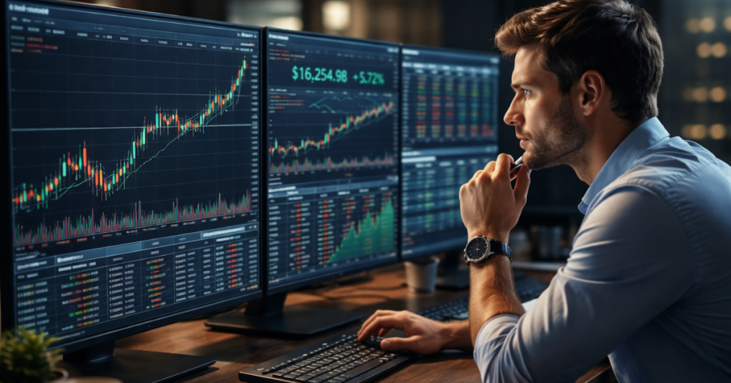 Day trading profitability analysis on charts