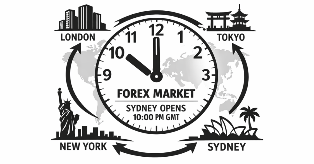 Forex market Sunday opening time with global sessions