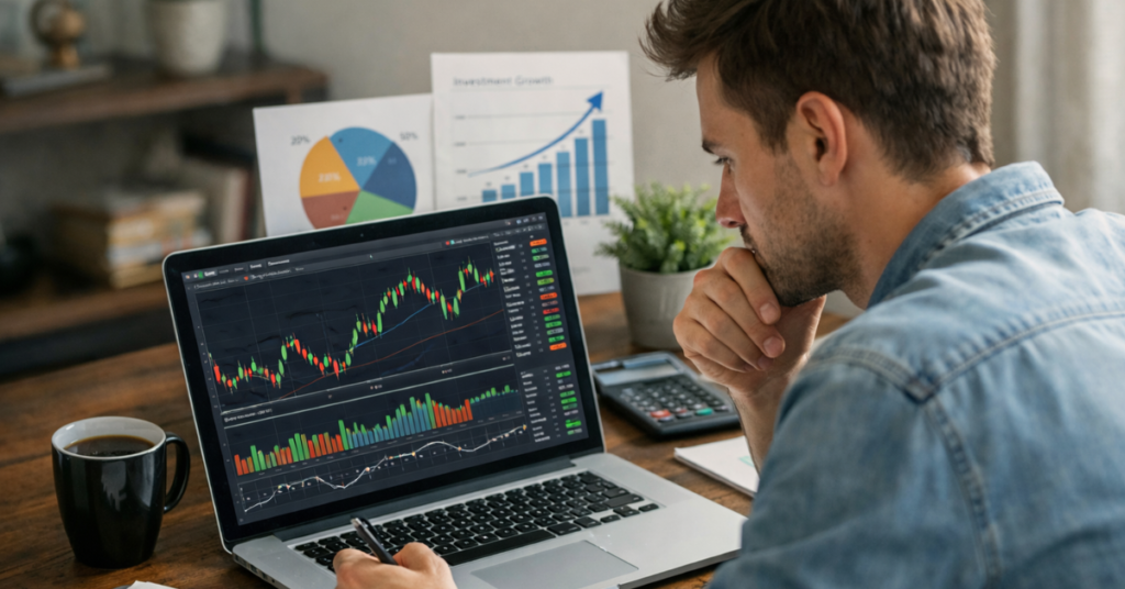 Beginner analyzing stock market investments