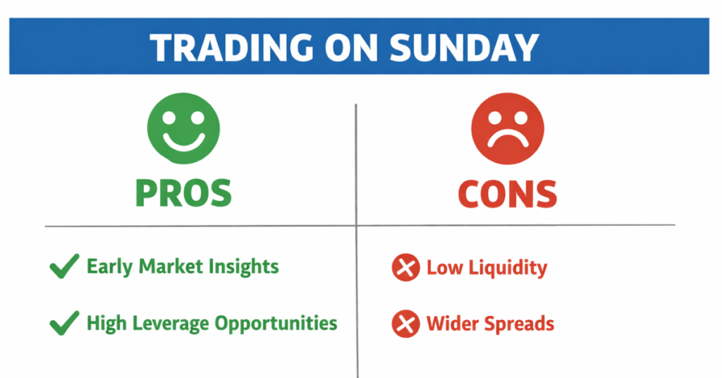 Benefits and risks of trading forex on Sunday