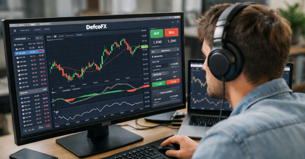 Beginner trading on Defcofx platform