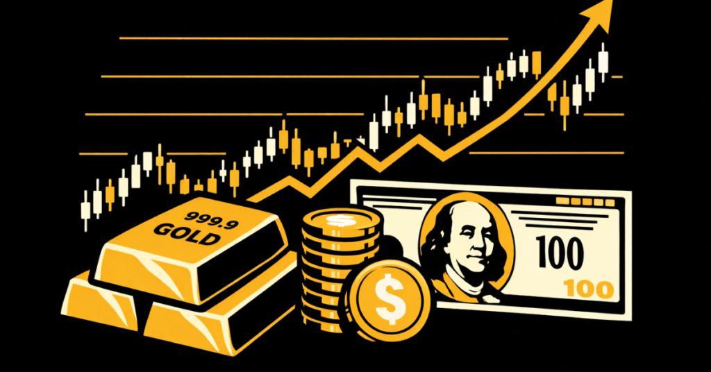 Trade gold with $100 using leverage and small capital strategy

