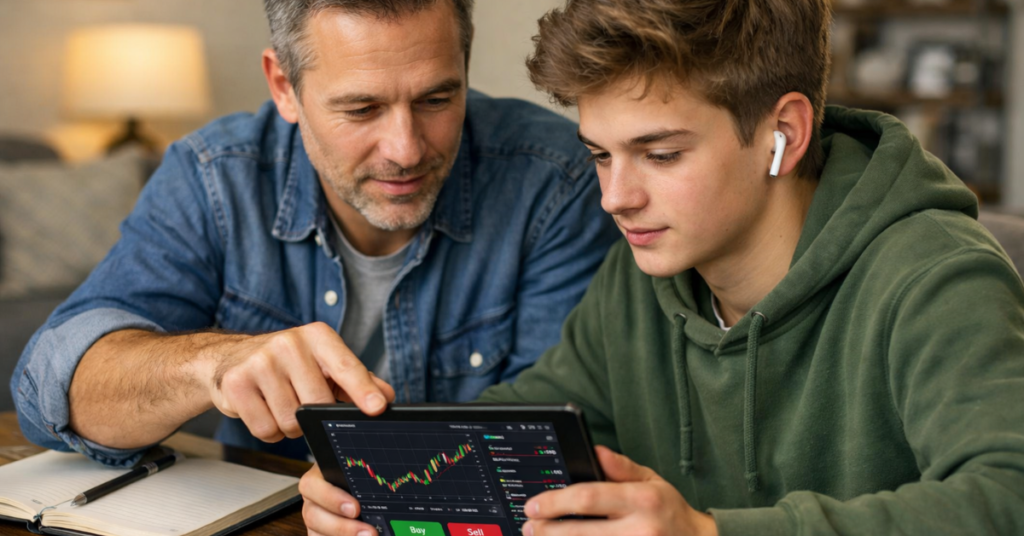 “Custodial brokerage account for minors illustration”

