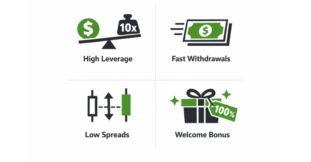 Defcofx trading KPIs icons

