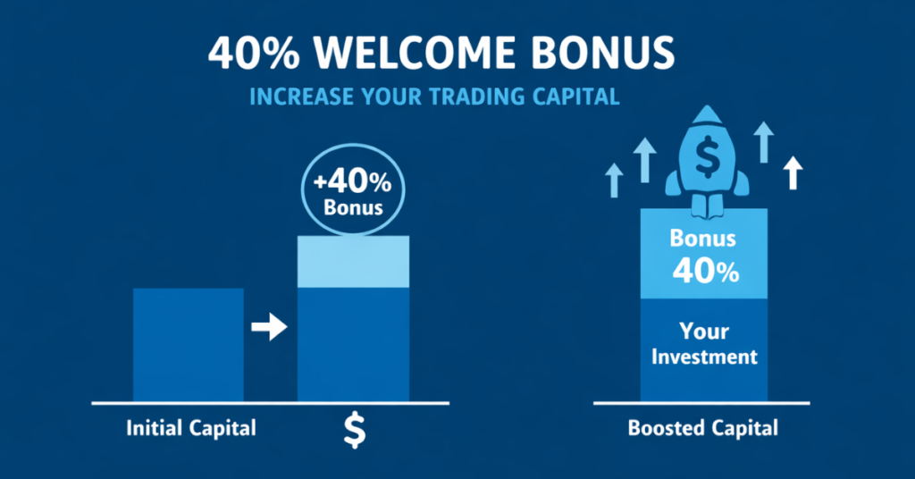Welcome bonus increasing trading capital

