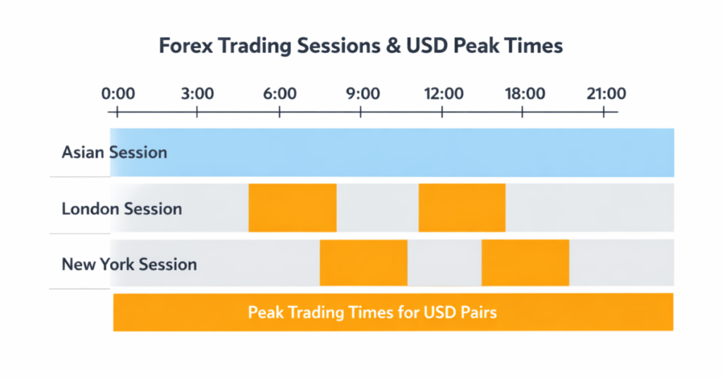 Forex Trading Sessions Chart

