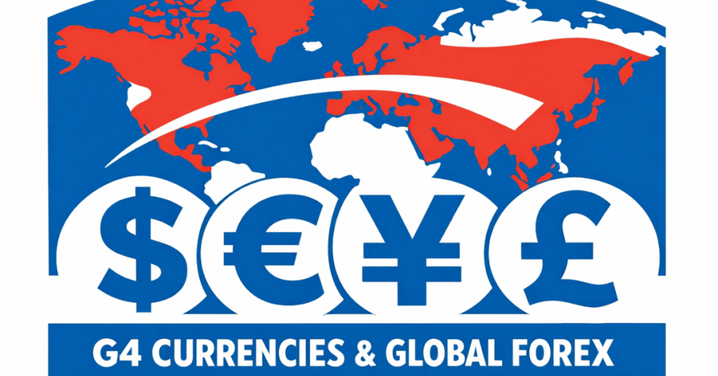 “G4 currencies USD EUR JPY GBP global forex market”