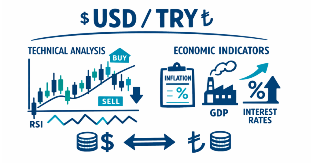 Technical and fundamental analysis for USD/TRY