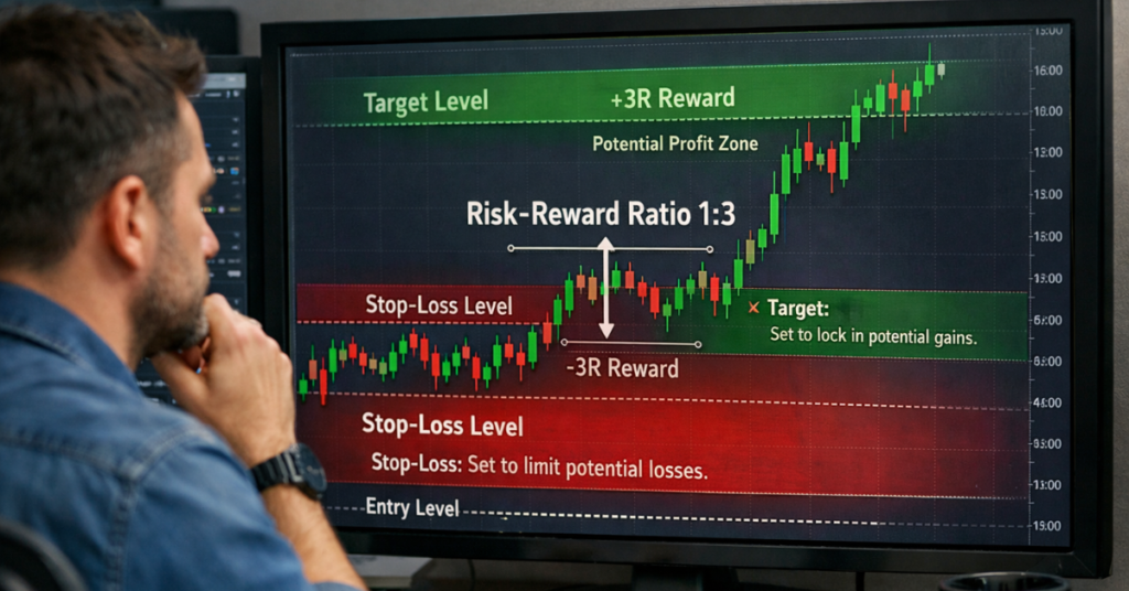 forex risk management stop loss and risk reward illustration
