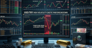 exotic currency pairs forex trading chart showing high volatility pairs