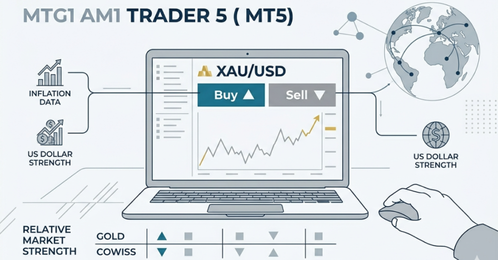 how to invest in xauusd trading gold on mt5 platform