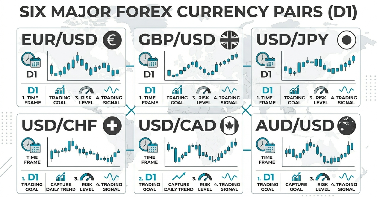 6 Major Currency Pairs