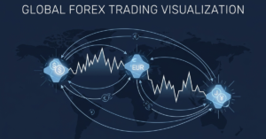 Global currency exchange rates and forex market charts showing why exchange rates are important