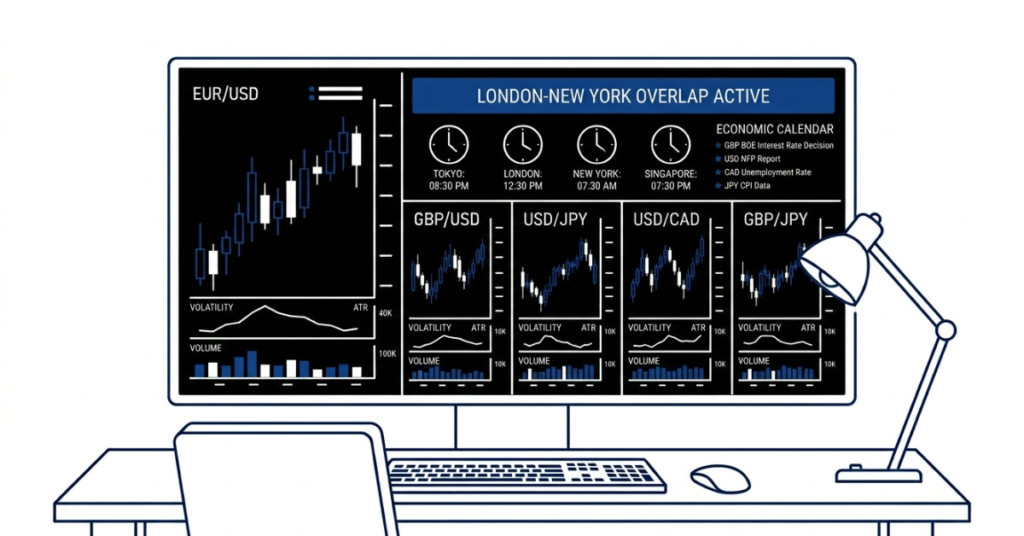 Top forex pairs for trading during the New York session overlap