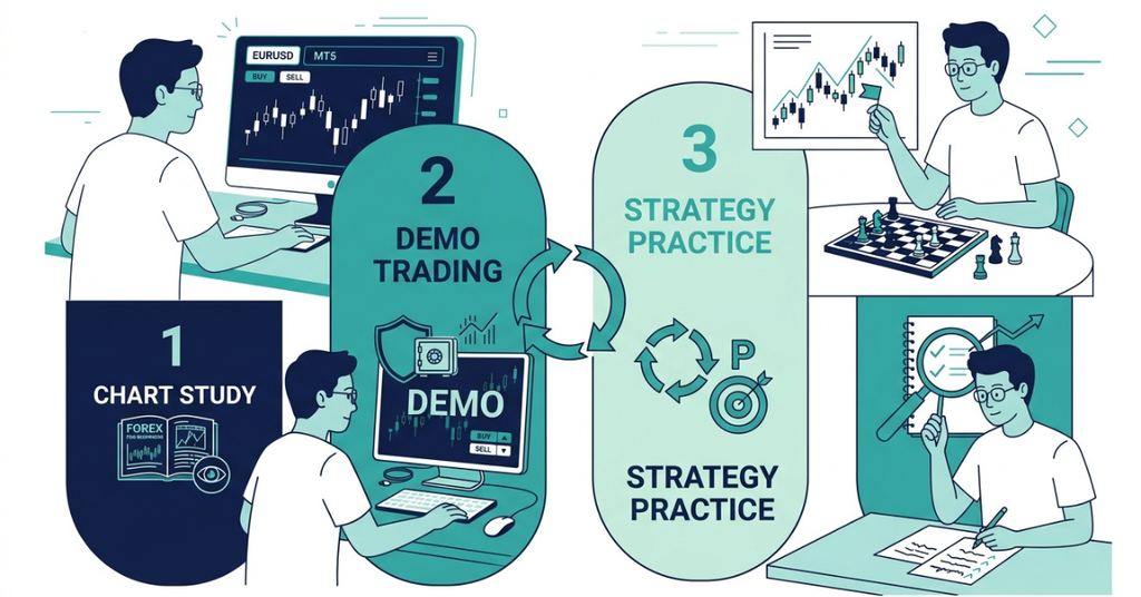 Forex learning and practice plan for beginners